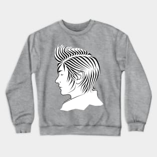 Prompto Argentum - White Base Crewneck Sweatshirt